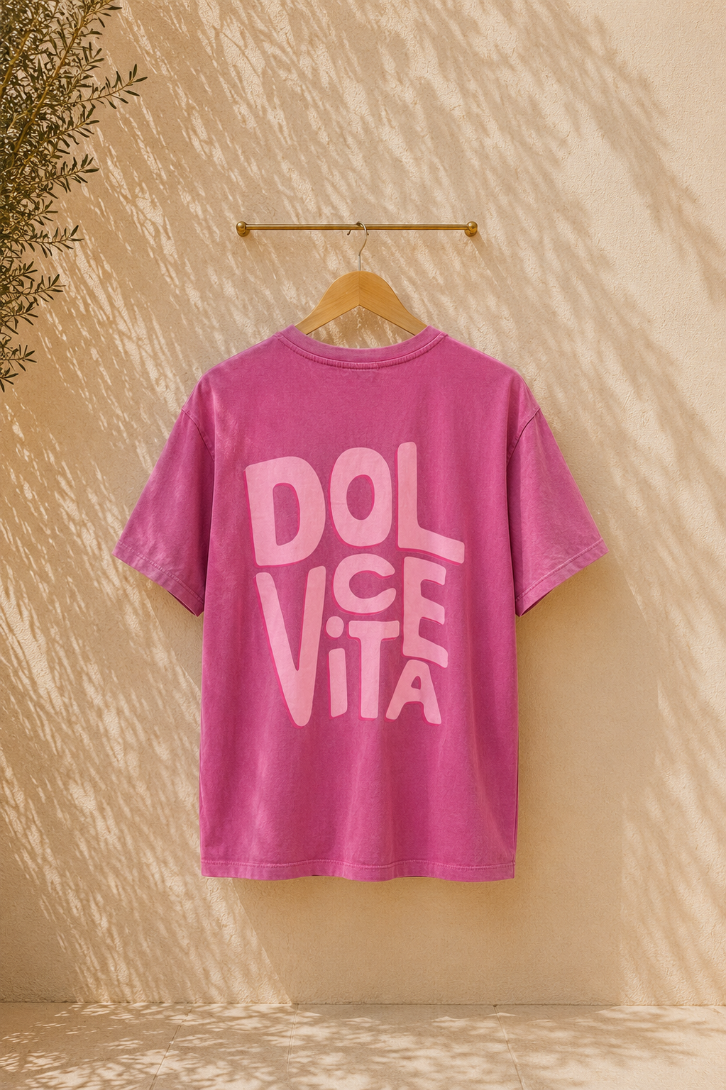 T-Shirt Dolce Vita (Washed Pink)