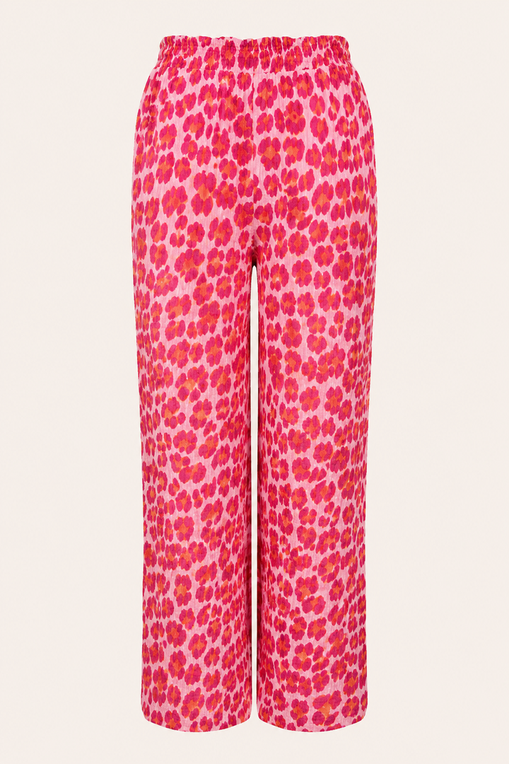 Musselin Hose (Leomuster Rosa Pink)