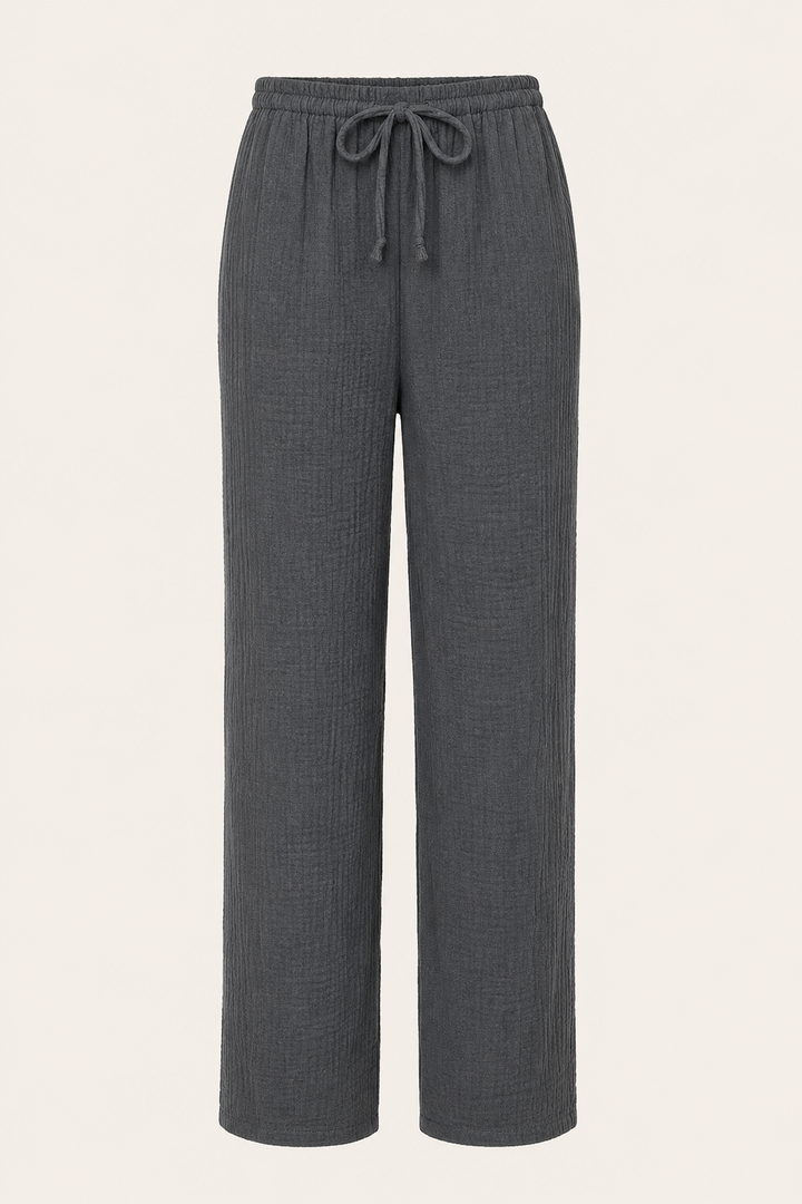 Musselin Hose (Dunkelgrau)