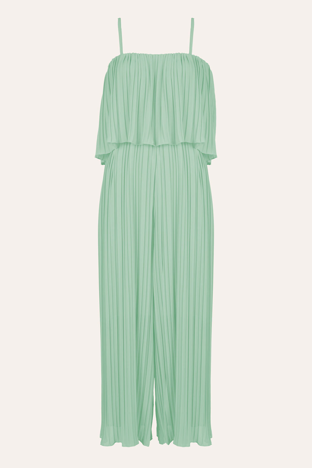 Jumpsuit in Faltenoptik (Mint)