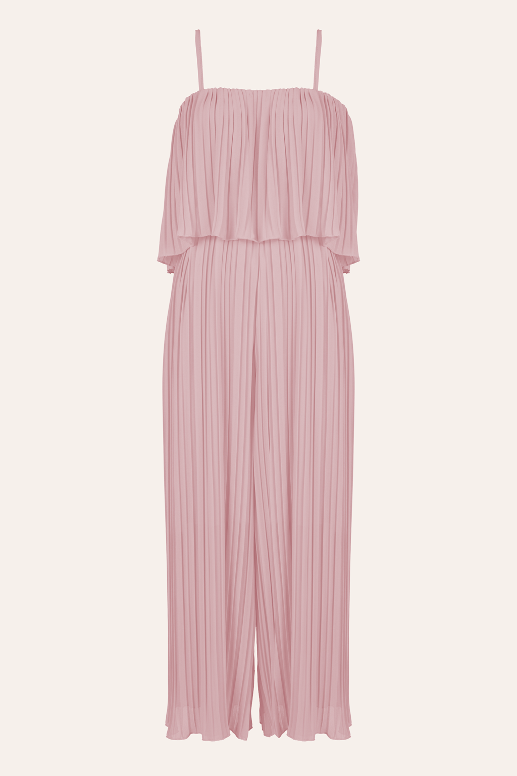 Jumpsuit in Faltenoptik (Rosa)