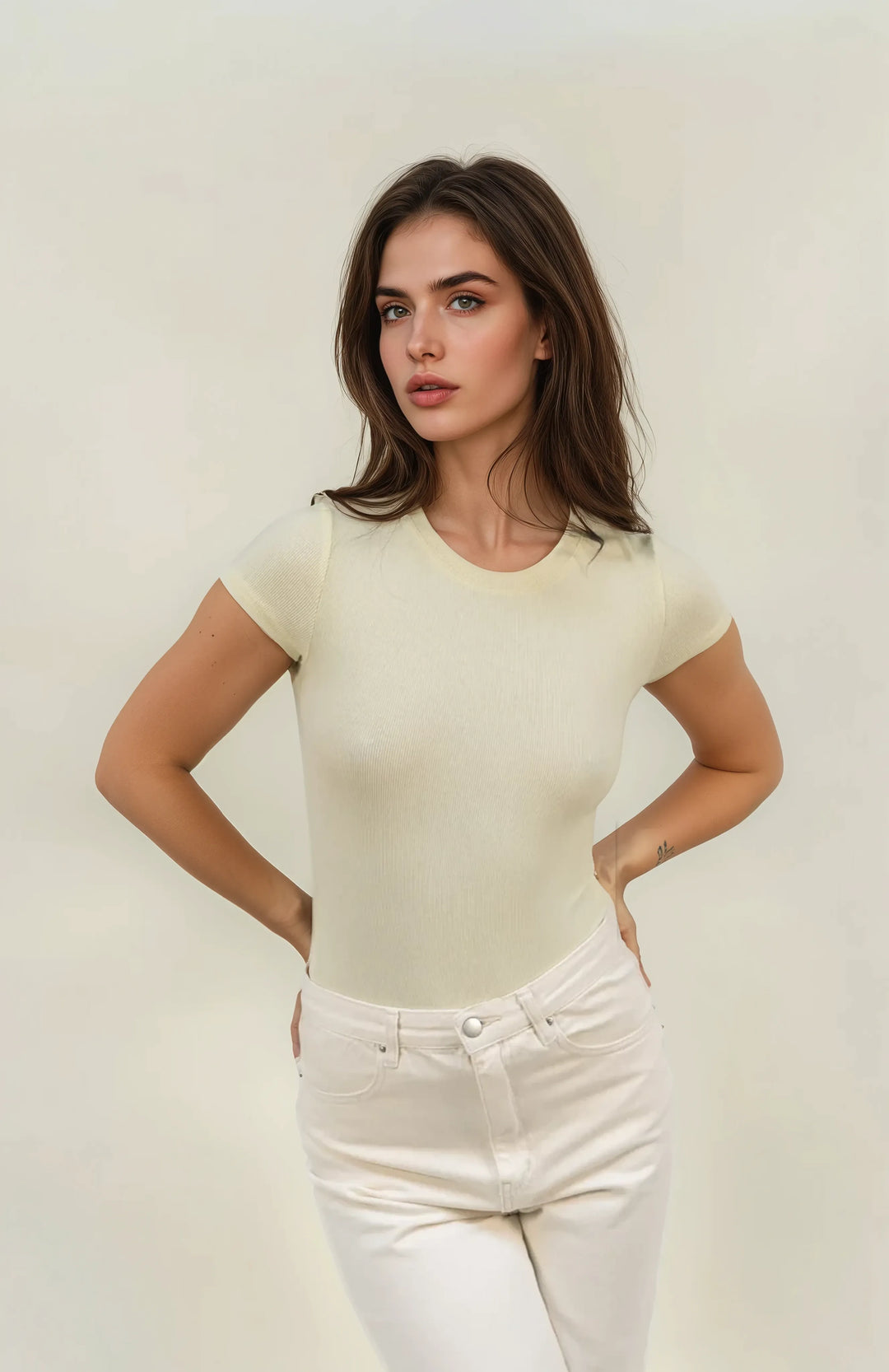 T-Shirt Body (Hellgelb)