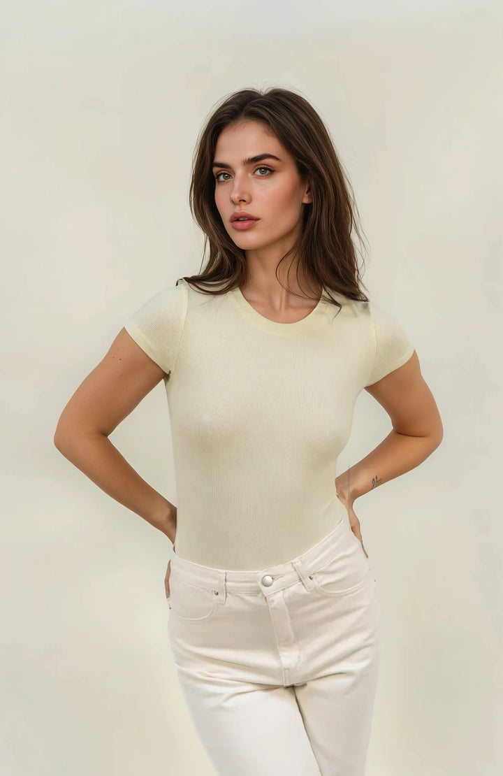 T-Shirt Body (Hellgelb)